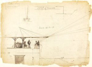 Sans titre (esquisse de perspective) - Louis Schaettle