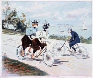 Tandem - dessin de L. Vallet