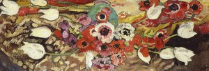 Anémones et Tulipes Blanches - Louis Valtat