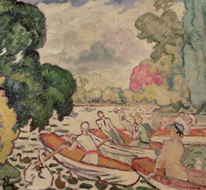 Bateaux dans le Bois de Boulogne