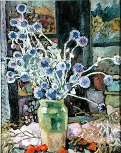 Bouquet de fleurs à la fenêtre - Louis Valtat