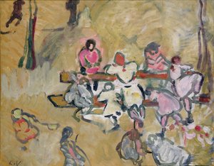 Enfants jouant rue Caulaincourt, c.1907-14