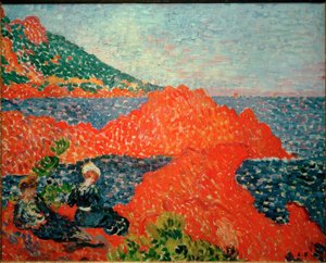 Le Roches rouges à Agay - Louis Valtat