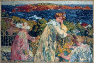 Louis Valtat, "Femmes au balcon" / Huile sur toile, 1905 - Louis Valtat