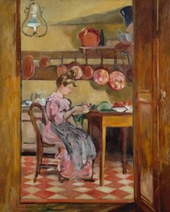 Madame Valtat dans la cuisine