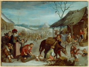 Hiver - Louis de (circle of) Caullery