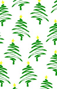 Arbres de Noël funky