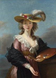 Autoportrait au chapeau de paille, 1782