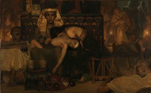 La Mort du fils aîné du Pharaon - Lourens Alma Tadema