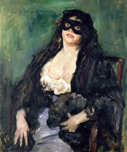 Le Masque noir - Lovis  Corinth