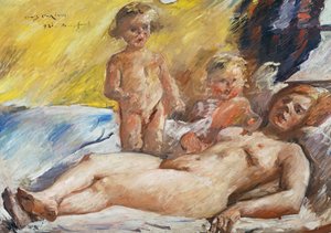 Nu avec putti