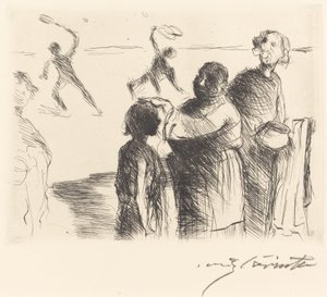 Le Banquet de Trimalchio: pl. II, 1919 - Lovis Corinth