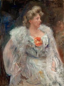 La chanteuse Frieda Halbe