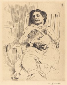 Femme avec ouvrage de couture, 1912 - Lovis Corinth