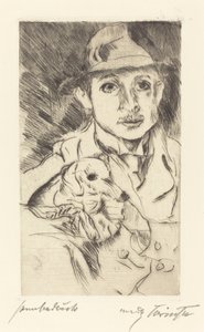 Garçon avec chien, 1915 - Lovis Corinth