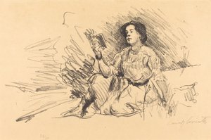 Lesendes Mädchen, 1911
