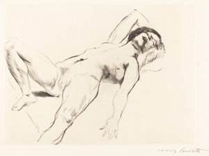 Nu féminin allongé I, 1912 - Lovis Corinth