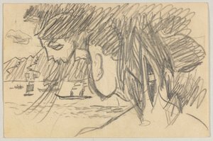 Lovis Corinth à Carl Strathmann : Carte postale, cachet postal du 25 mars 1908
