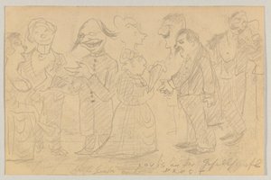 Lovis Corinth à Carl Strathmann : Carte postale, cachet de la poste 8 novembre 1899