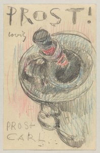 Lovis Corinth à Elly Strathmann : Carte postale, cachet postal du 22 mai 1911 - Lovis Corinth