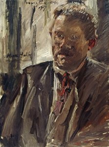 Portrait de Max Halbe 1865-1944, 1917