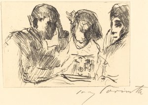 Schachspiel, 1918 - Lovis Corinth