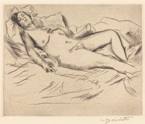 Femme endormie - Lovis Corinth