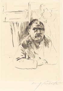 Autoportrait en manteau de fourrure, 1913