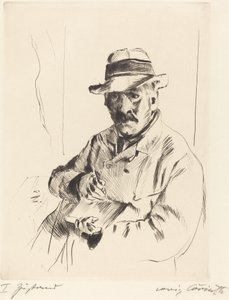 Autoportrait en chapeau de paille