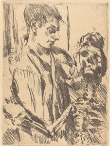La Mort et le Jeune Homme, 1921 publié 1922 - Lovis Corinth