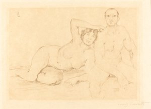 Zwei Menschen - Lovis Corinth