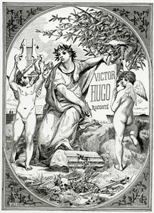 Victor Hugo raconté par un témoin de sa vie, 19e siècle (gravure en noir et blanc) - Luc Oliver Merson