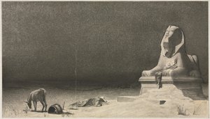 Le Repos pendant la fuite en Égypte recto, Esquisse d