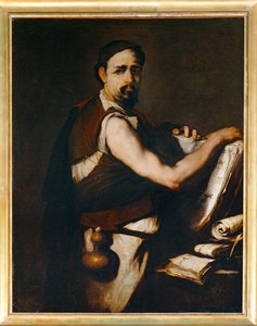 Philosophe avec une gourde à la ceinture …