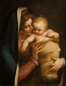 Madone et enfant - Luca Cambiaso
