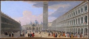 Place Saint-Marc, Venise - Luca Carlevarijs