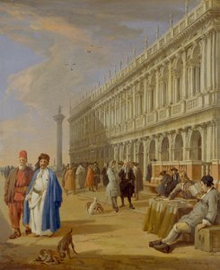 La Piazzetta, Venise - Luca Carlevarijs