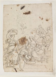 Naissance de la Vierge - Luca Giordano