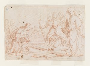 La découverte de la croix - Luca Giordano