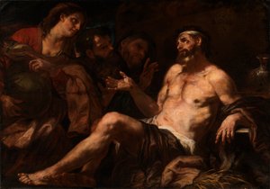 Job et ses consolateurs, 17ème siècle
