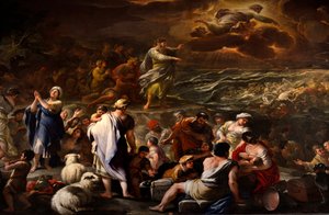 La traversée de la mer Rouge - Luca Giordano