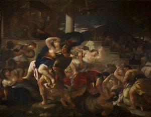 Enlèvement des Sabines, vers 1675 - Luca Giordano