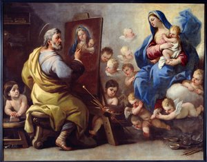 Saint Luc peignant la Vierge
