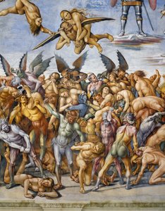 Damnés en enfer, du cycle de fresques du Jugement Dernier