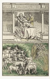 Joseph interprète les rêves de Pharaon - Lucas Cranach
