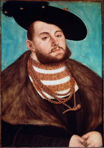 Portrait de Jean Frédéric II le Magnanime, électeur de Saxe - Lucas Cranach