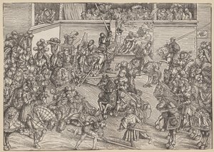Le Tournoi avec Samson et le Lion