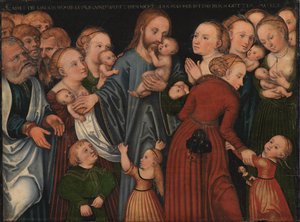 Christ bénissant les enfants