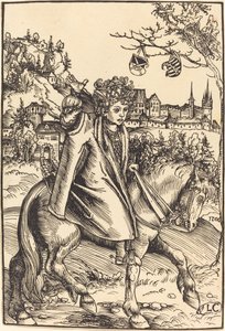 Un Prince Saxon à Cheval - Lucas Cranach the Elder