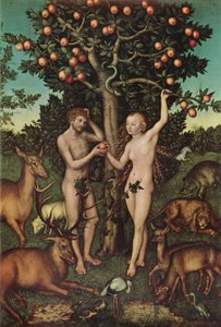 Adam et Eve - Lucas Cranach the Elder